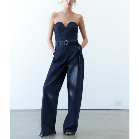 Zara Denim Jumpsuit *Bloggers' Fave* - Picture 12 of 15